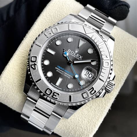 rolex platinum watch 37mm.